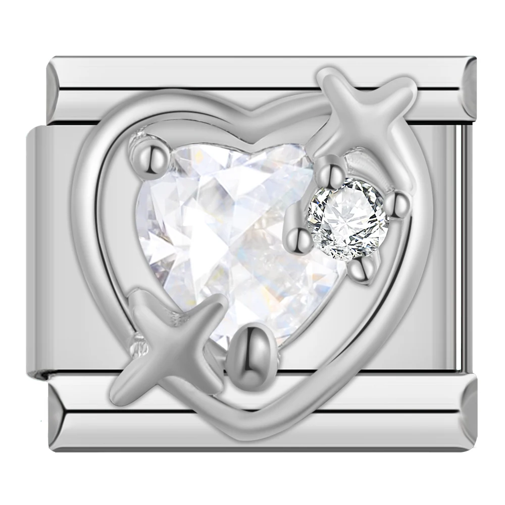 Sparkling Crystal Italian Charms - Image 12