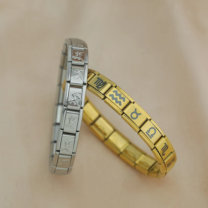 Gold Zodiac Symbol Italian Charms - Image 3