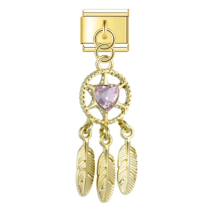 Moon Dreamcatcher Dangle Italian Charms - Image 7