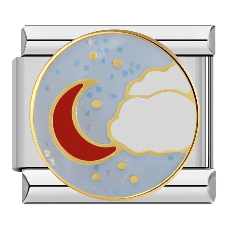 Rainbow and Night Sky Italian Charms - Image 6