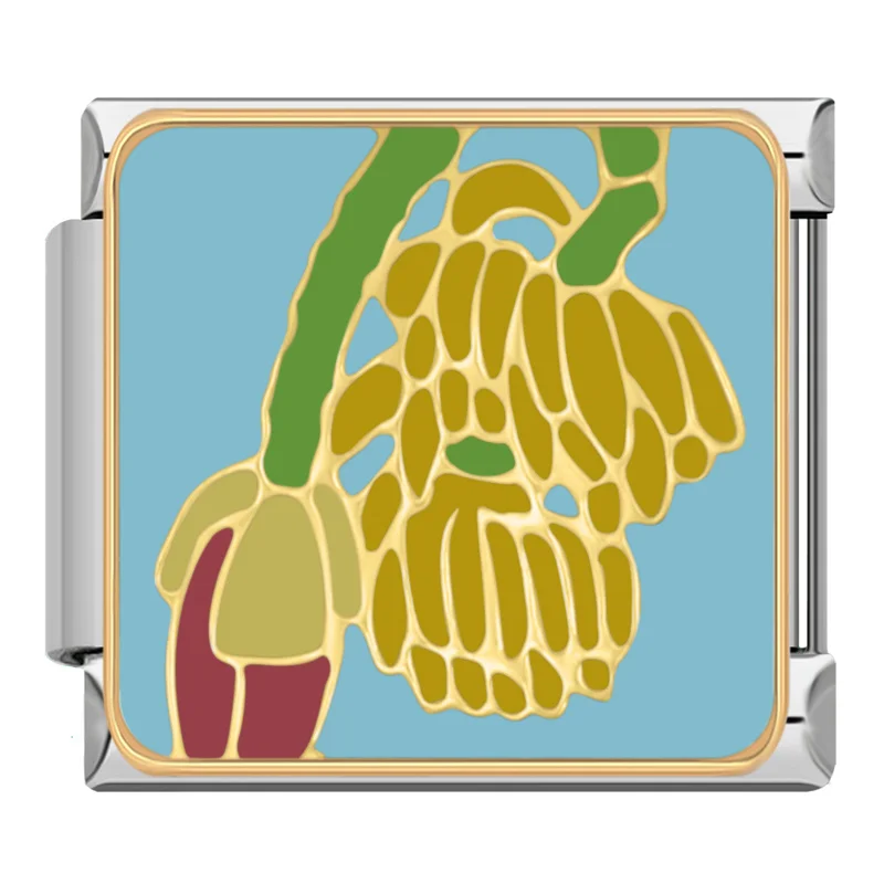 Painted Fruit and Plant Italian Charms - Image 6