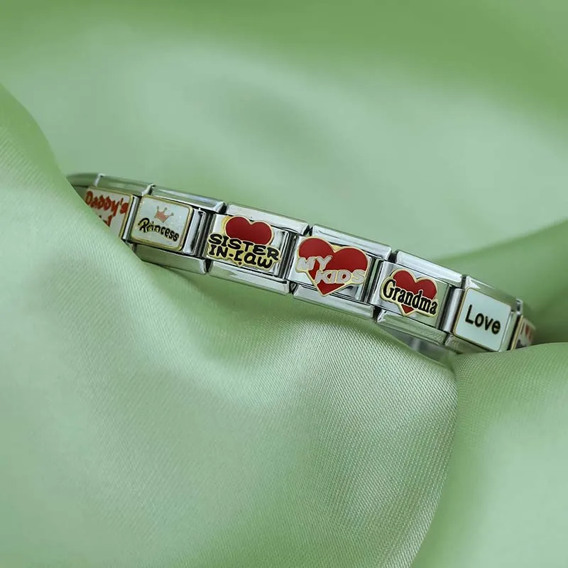 Daddys Girl, Aunt and Sister Italian Charms - Image 4
