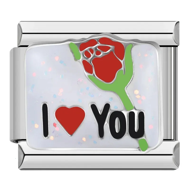I Love My Family Italian Charms - Image 27