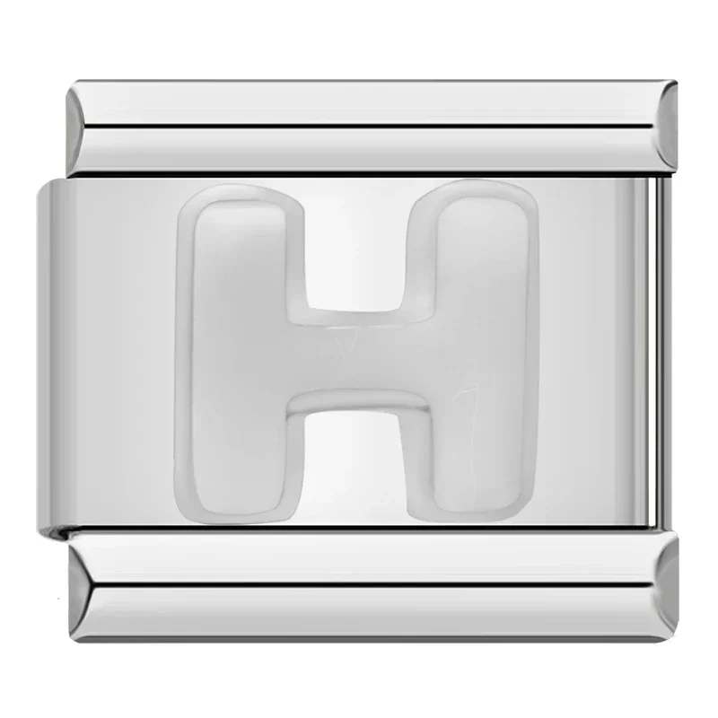 Silver Block Letter Italian Charms - Image 9