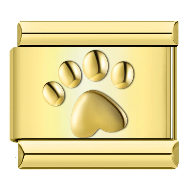 Engraved Mom, Princess and Paw Italian Charms - Image 9