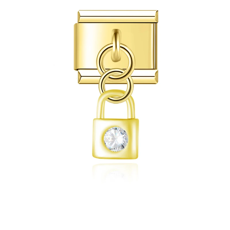 Golden Lucky Symbol Dangle Italian Charms - Image 6