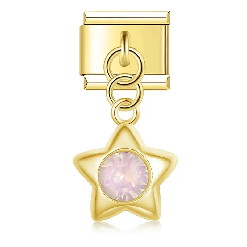 Star and Heart Dangle Italian Charms - Image 24