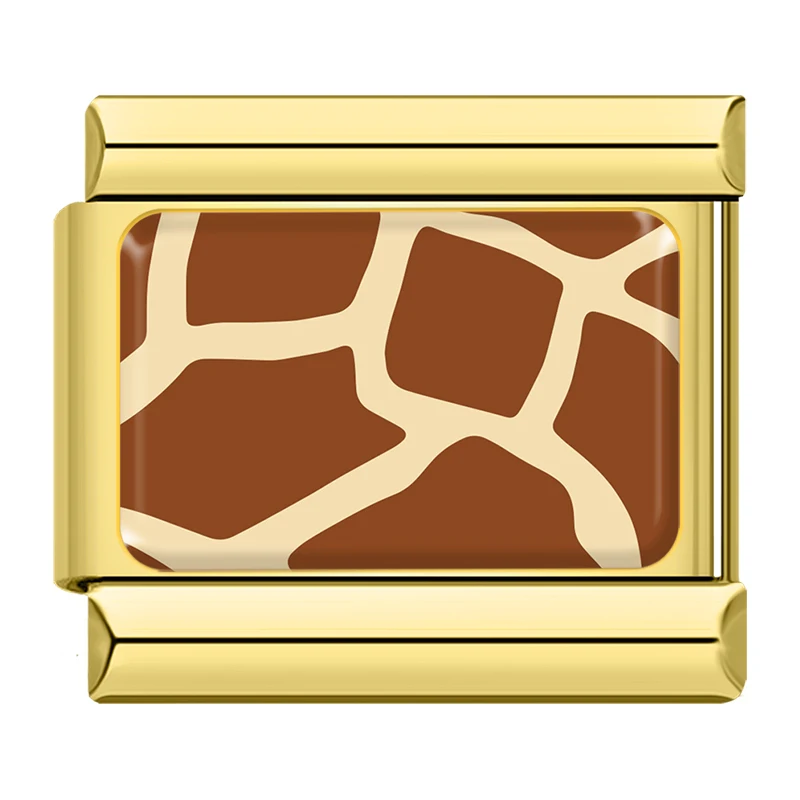 Animal Print Gold Italian Charms - Image 6