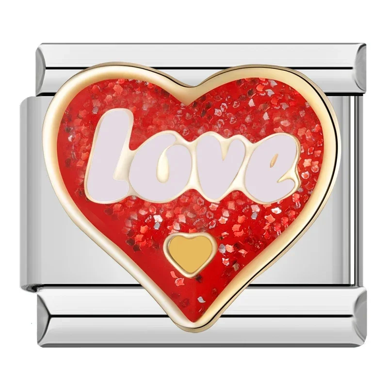 Best Friend and Heart Italian Charms - Image 10