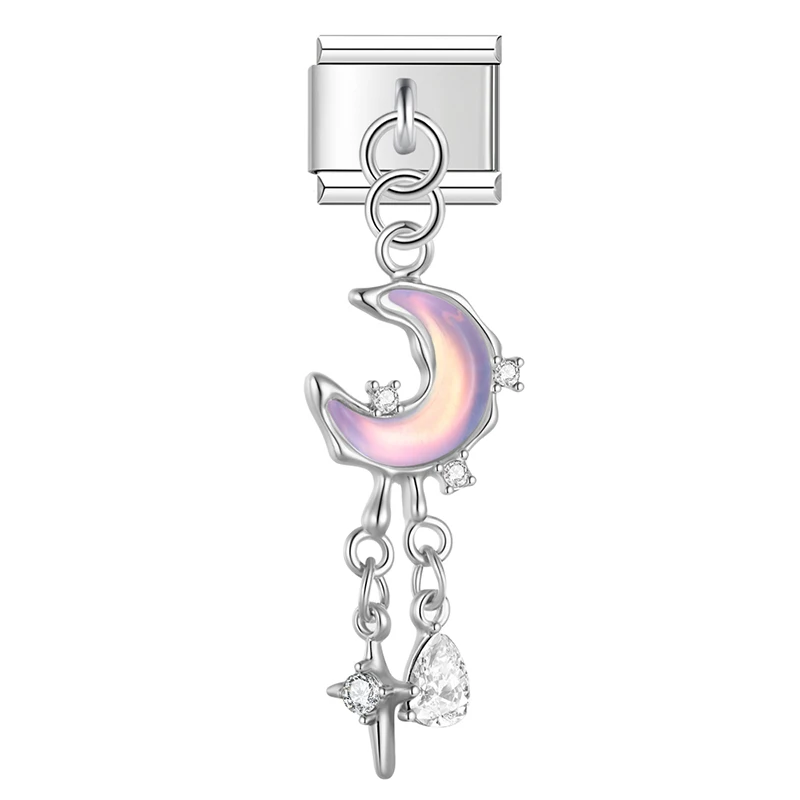 Moon Dreamcatcher Dangle Italian Charms - Image 8