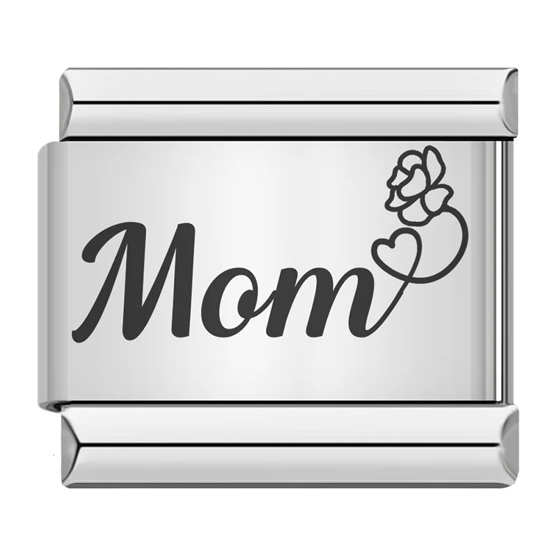 Family Engraved Italian Charms - Image 10