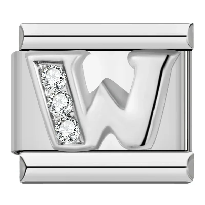 Sparkle Letter Italian Charms A to Z - Image 16