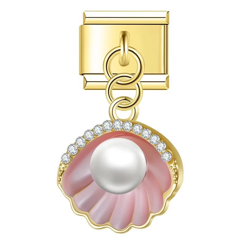Seashell and Travel Dangle Italian Charms - Image 7