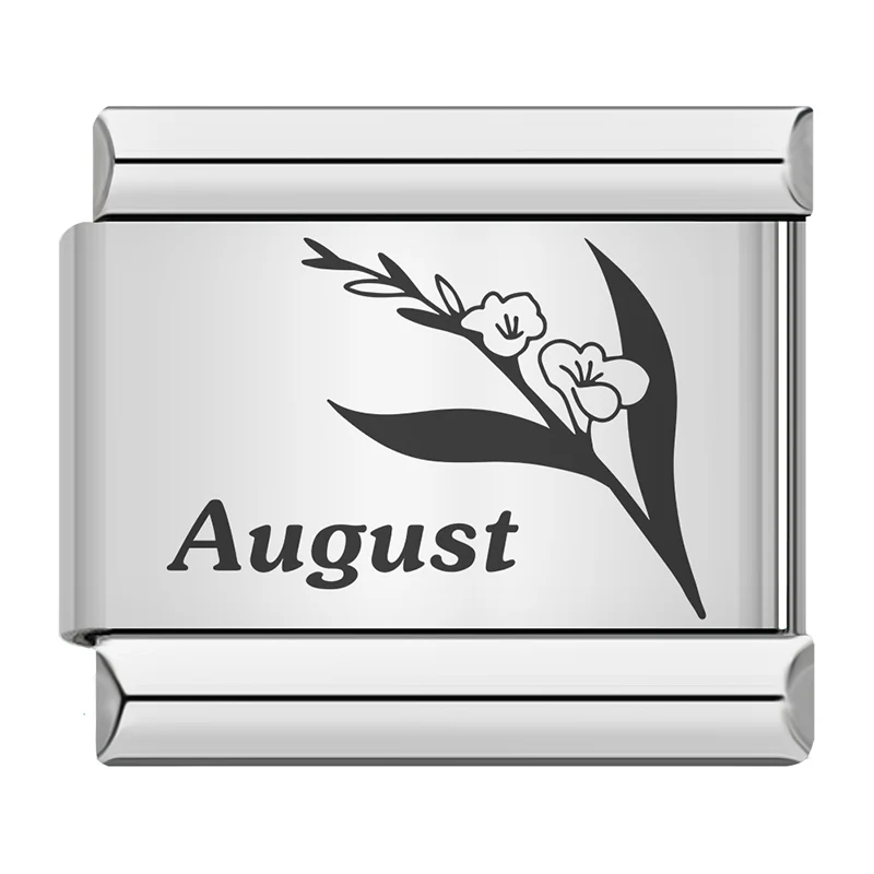Birth Month Flower Italian Charm - Image 11