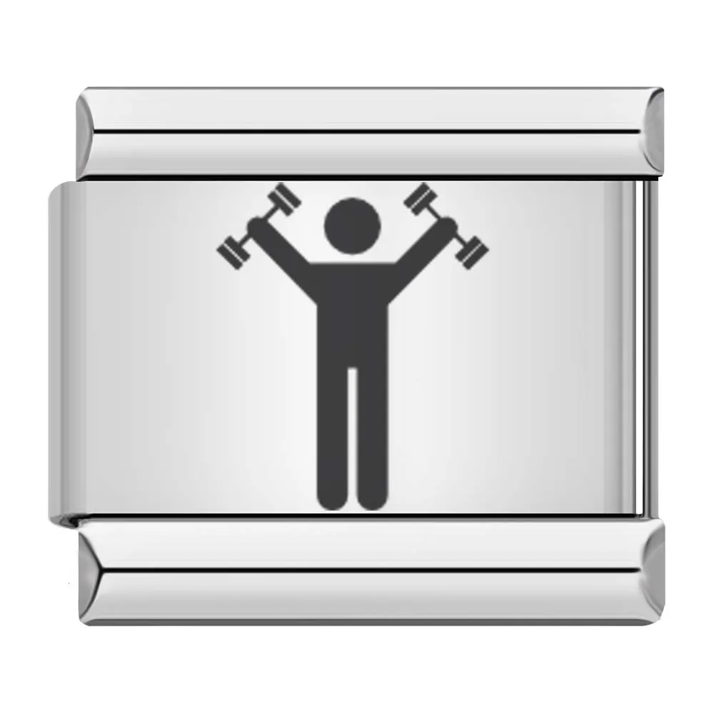 Football, Swimming and Sports Italian Charms - Image 11