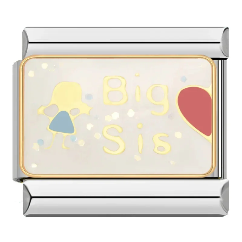 Best Friend and Heart Italian Charms - Image 13