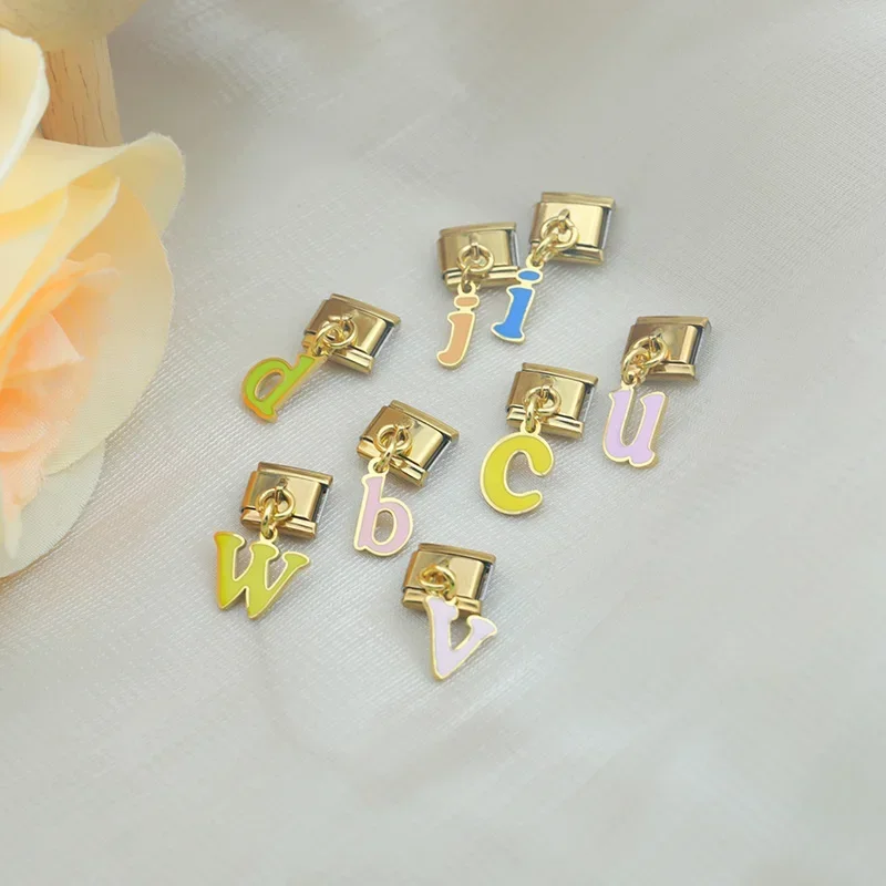 Gold Letter Italian Charms A to Z - Image 4