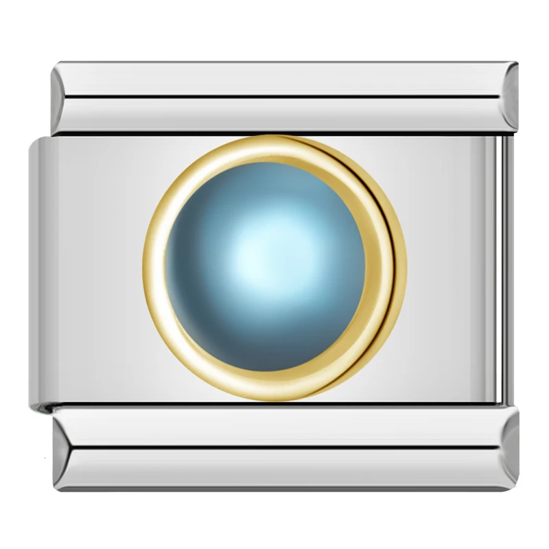 Moonstone Cabochon Italian Charms - Image 5