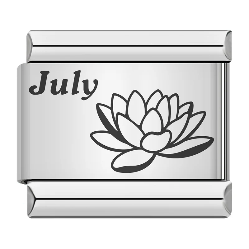 Birth Month Flower Italian Charm - Image 4