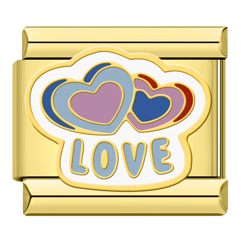 Gold Positive Message Italian Charms - Image 4