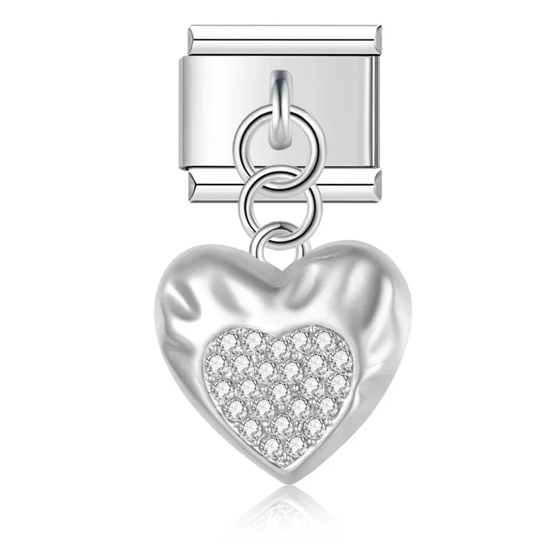 Star and Heart Dangle Italian Charms - Image 13