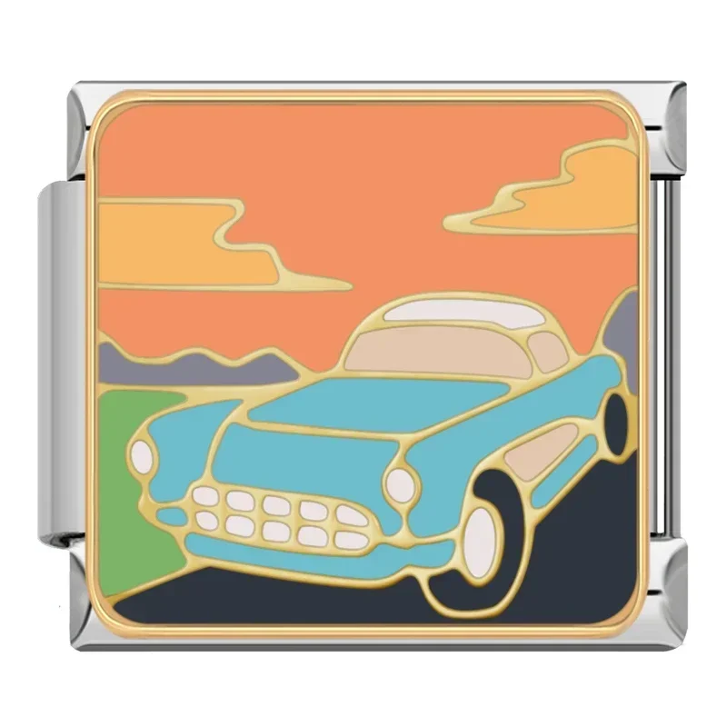 Painted Scene and Travel Italian Charms - Image 4