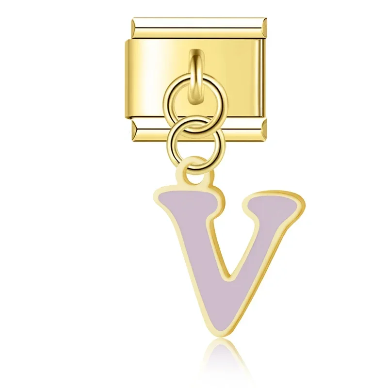 Gold Letter Italian Charms A to Z - Image 9