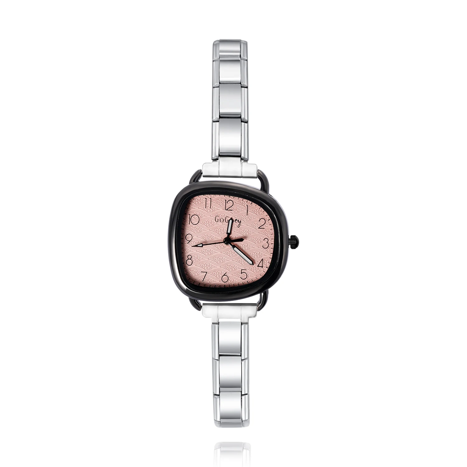 Noir Cushion Italian Charm Watch - Image 8