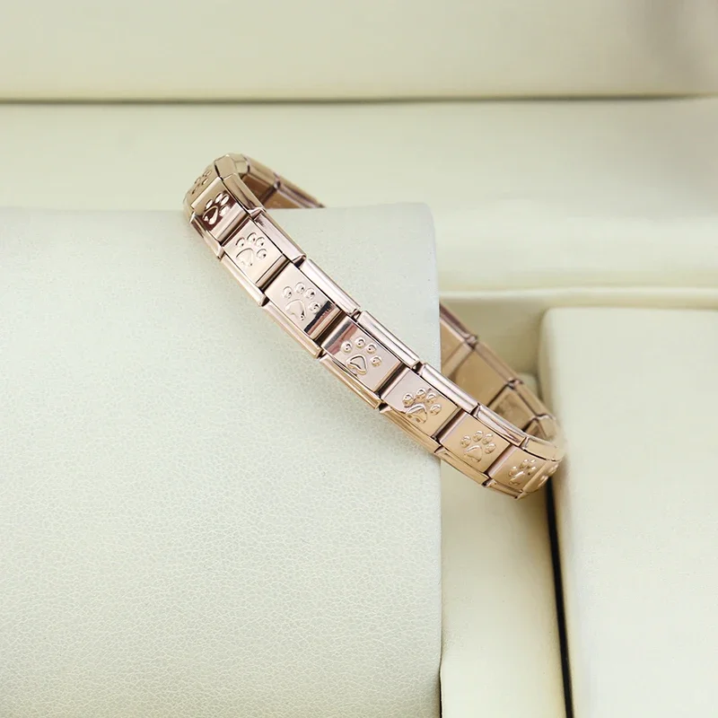 Cat Paw Italian Charm Bracelet - Image 2