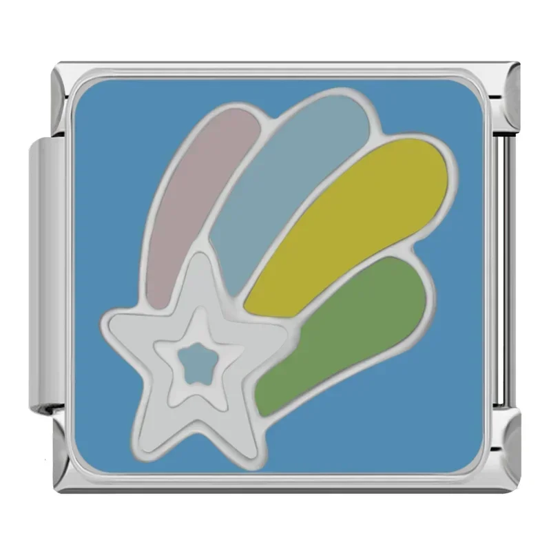 Rainbow and Night Sky Italian Charms - Image 15