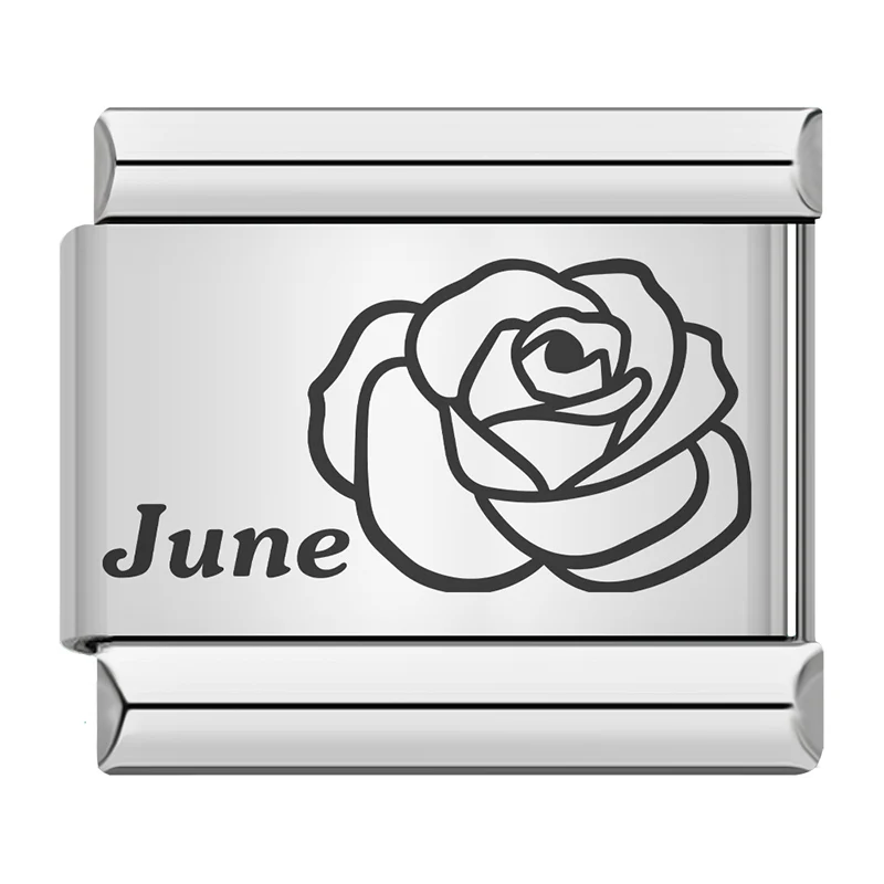 Birth Month Flower Italian Charm - Image 5