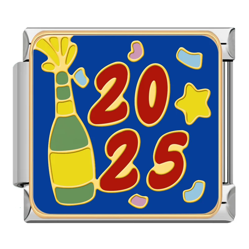 Cheers, New Year and Lucky Girl Italian Charms - Image 10