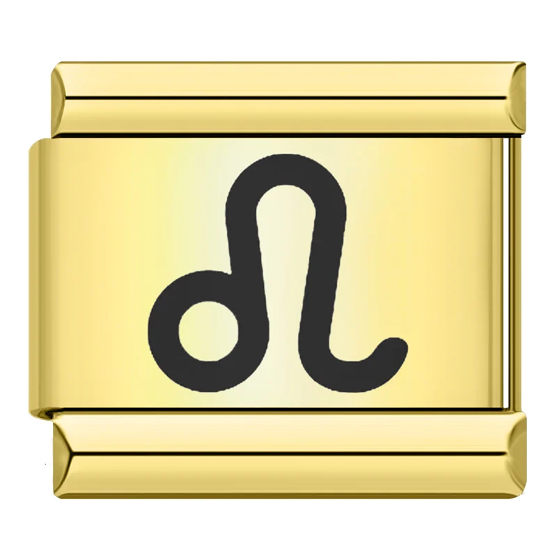 Gold Zodiac Symbol Italian Charms - Image 6