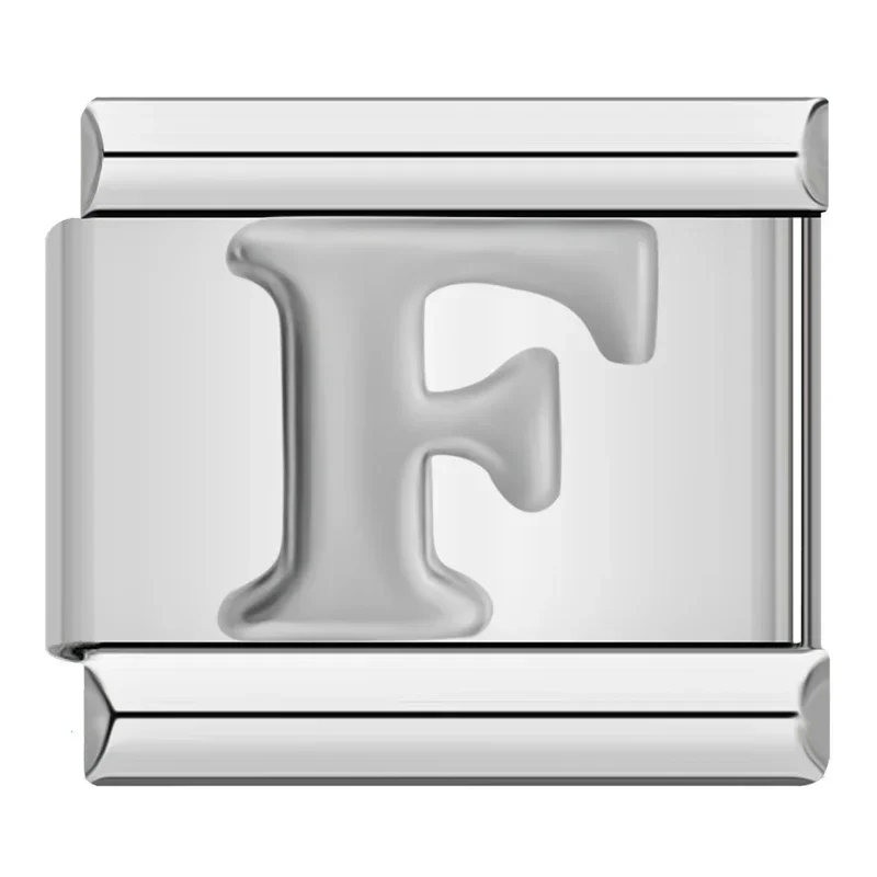 Silver Letter Italian Charms A to Z - Image 28