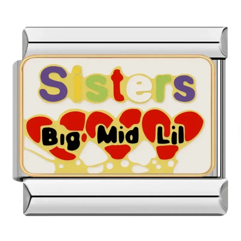 Mom, Dad and Sister Italian Charms - Image 21