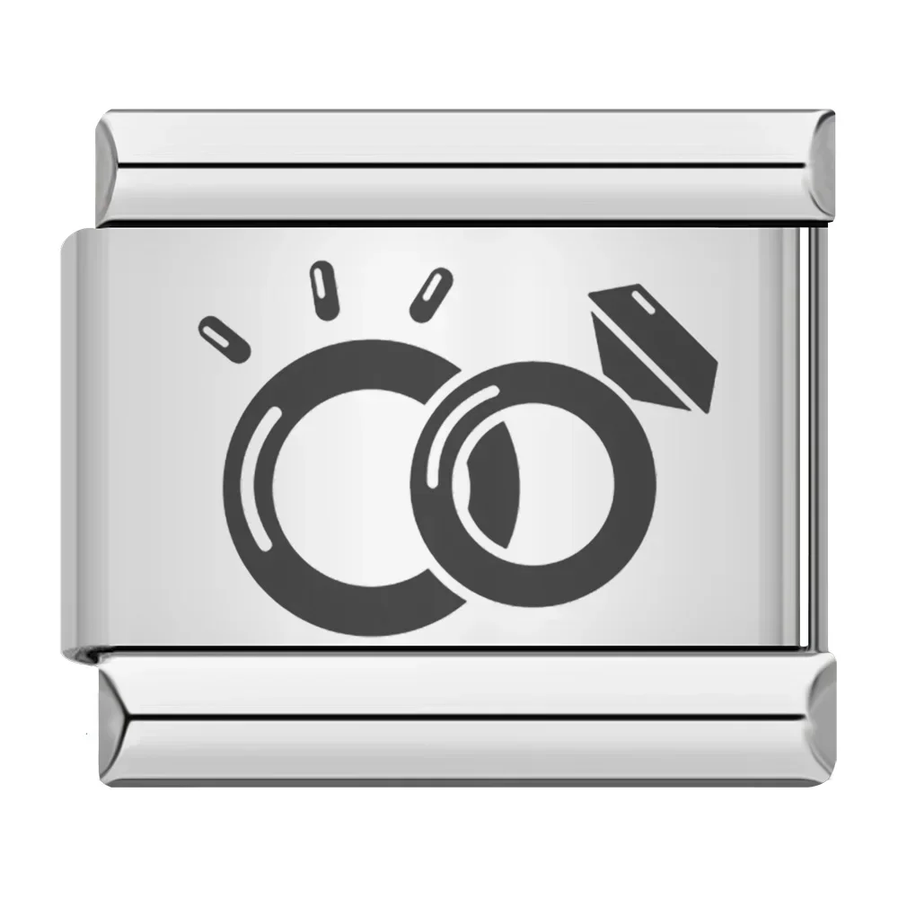 Wedding Day Icon Italian Charms - Image 12