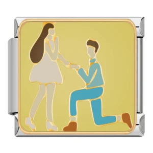 Love Story Wedding Italian Charms