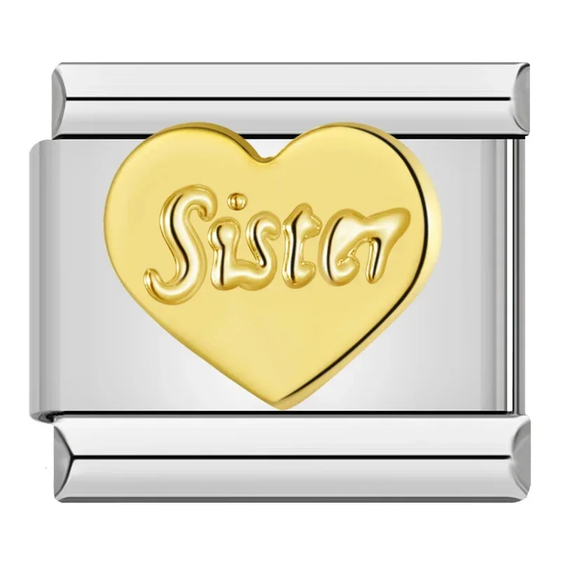 Best Friend and Heart Italian Charms - Image 23