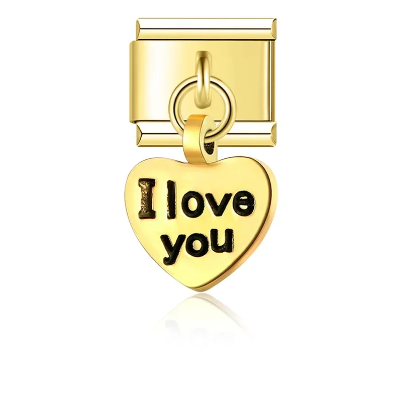 Star and Heart Dangle Italian Charms - Image 10