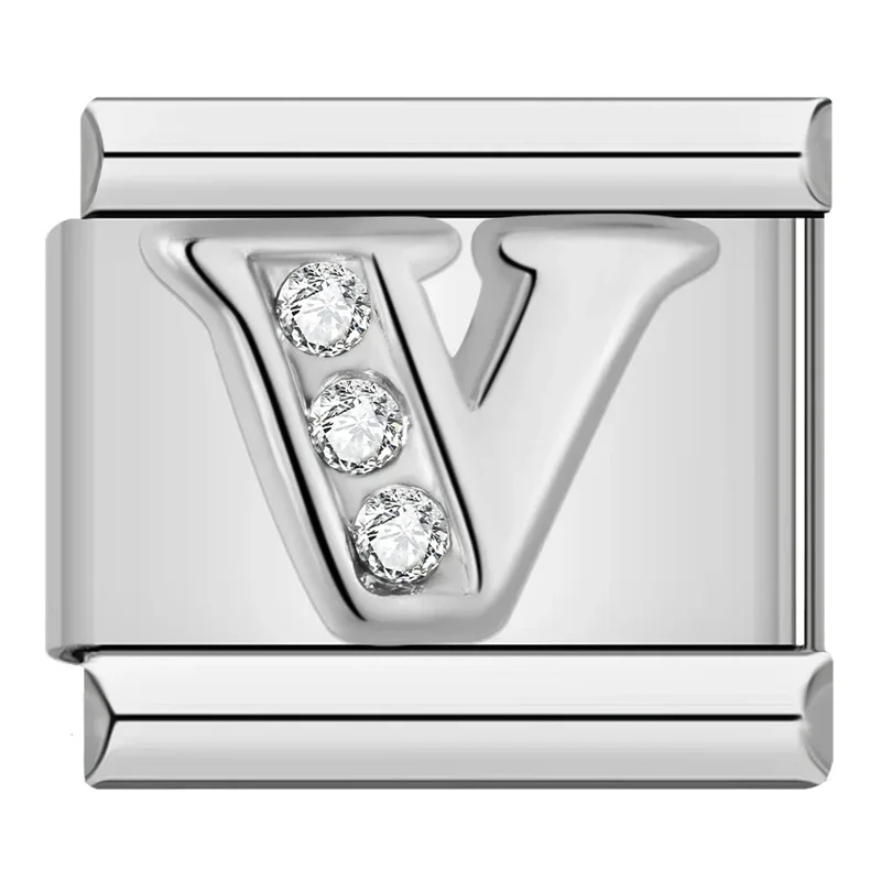 Sparkle Letter Italian Charms A to Z - Image 17