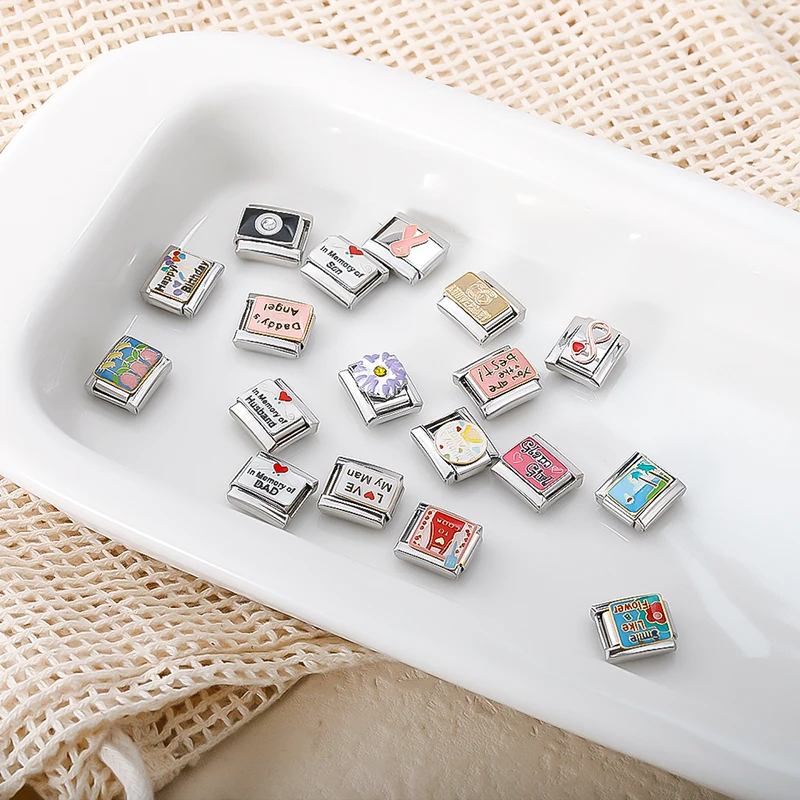 Family and Love Message Italian Charms