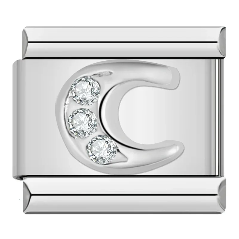 Sparkle Letter Italian Charms A to Z - Image 8