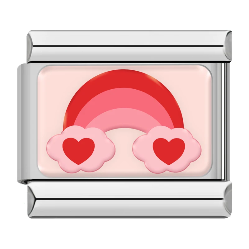 Pink Love and Sweet Heart Italian Charms - Image 6
