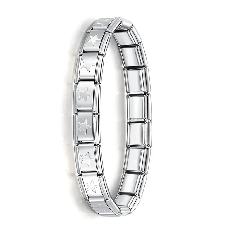 Italian Charm Bracelet Base, 9 mm Stainless Steel - Image 12