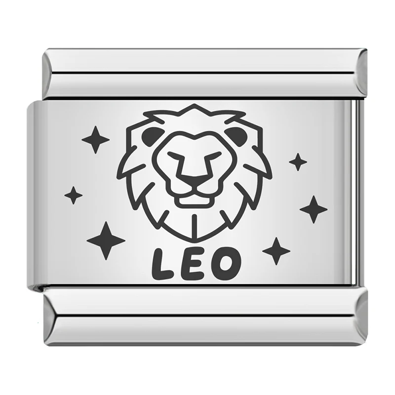 Zodiac Sign Engraved Italian Charms - Image 6