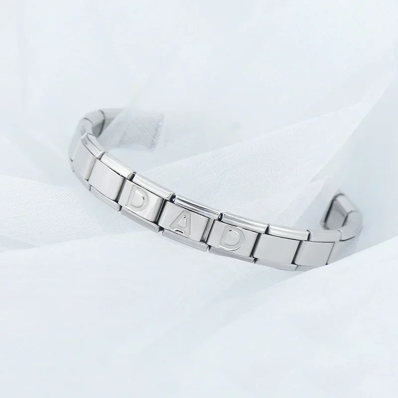 Silver Block Letter Italian Charms - Image 2