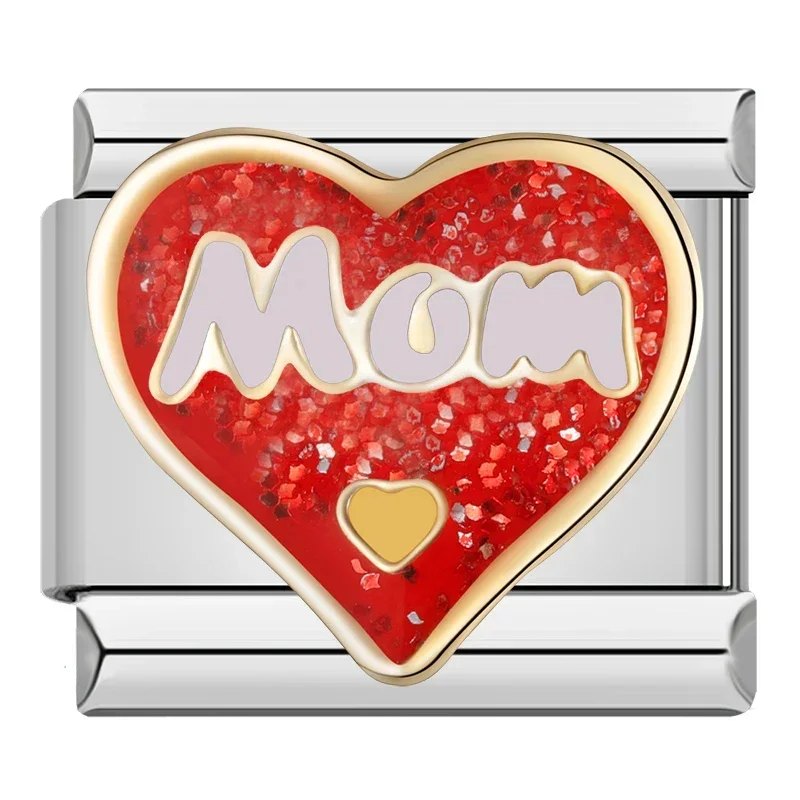 Best Friend and Heart Italian Charms - Image 22