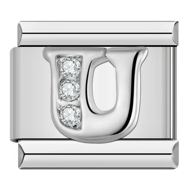 Sparkle Letter Italian Charms A to Z - Image 18