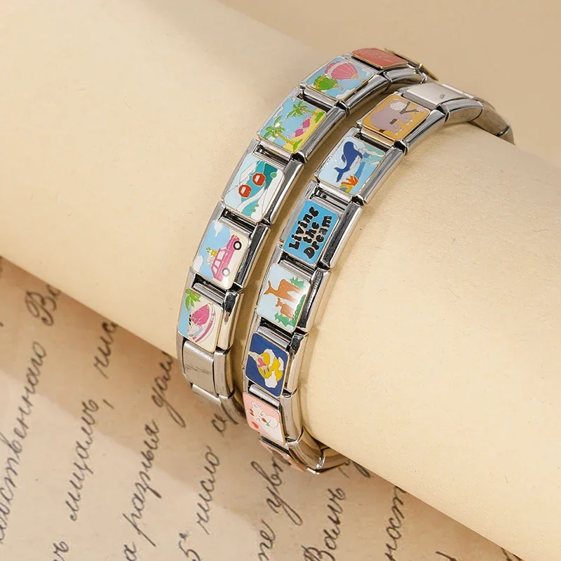 Sloth, Dolphin and Wish Italian Charms - Image 3