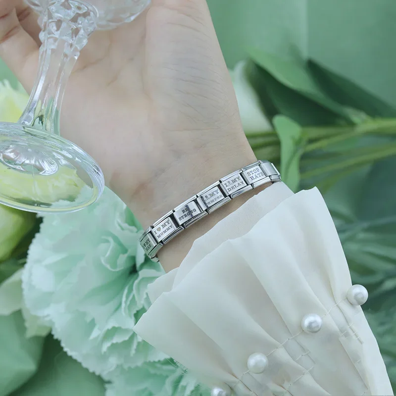 Positive Words and Love Slogan Italian Charms - Image 2